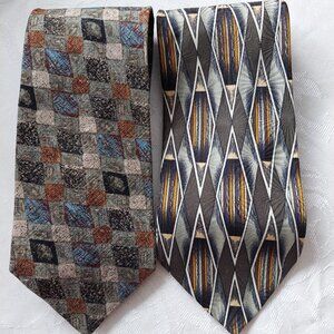 Giorgio Rossini 100% Silk Tie & Vito Rufolo Styled In Italy Silk tie - 4"